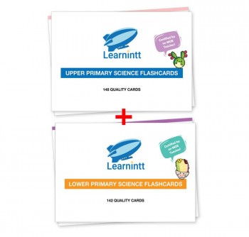 PSLE Lower Primary + Upper Primary Science Flashcards V4 - Bundle